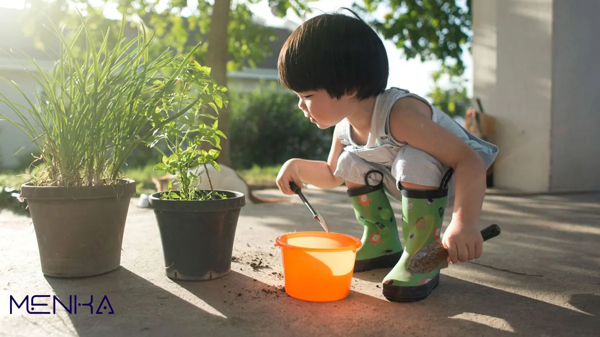 باغبانی در گلدان