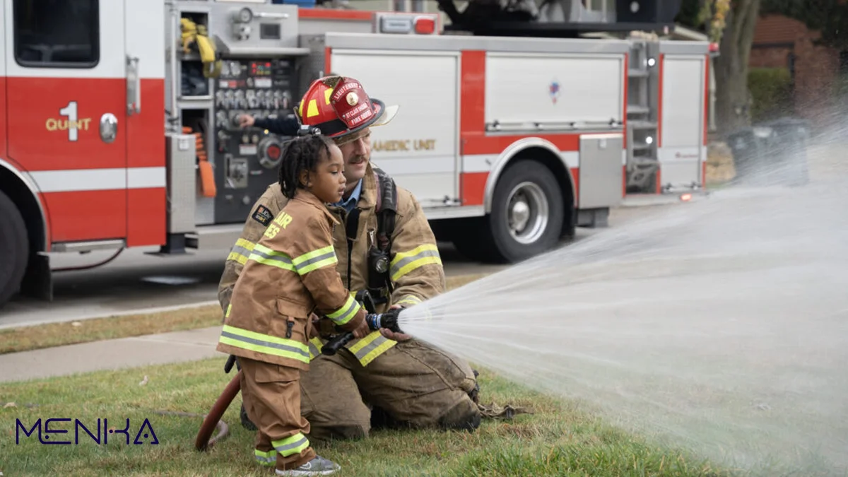 اشنایی کودک با شغل آتش نشانی